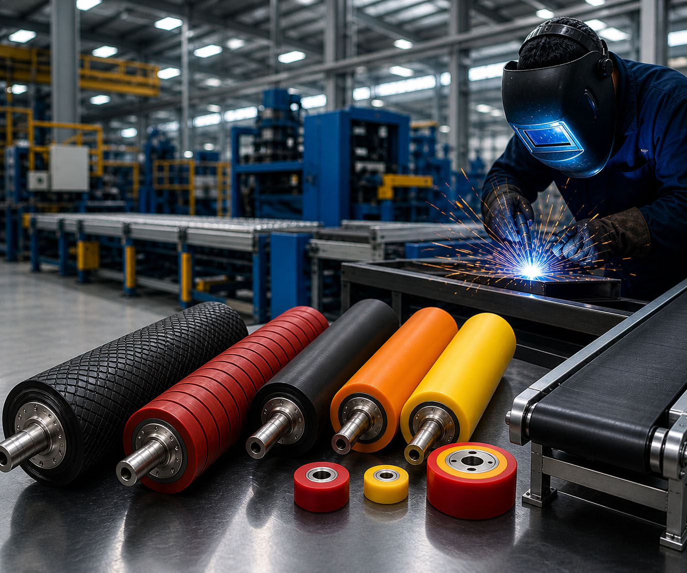 Mitra Profesional Rubber Roll, Welding, dan Conveyor Industri
