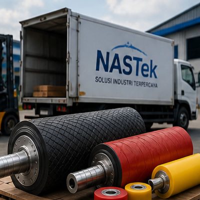 Rubber roll polyurethane berkualitas untuk mesin industri di Jakarta Tangerang dan Banten